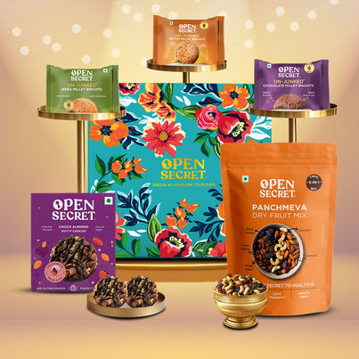 Open Secret Dry Fruits And Cookies Gift Hamper