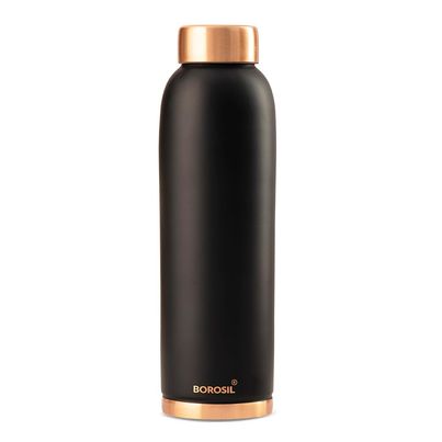 Borosil 100% Pure Copper Bottle for Home, BPA Free - 1 L