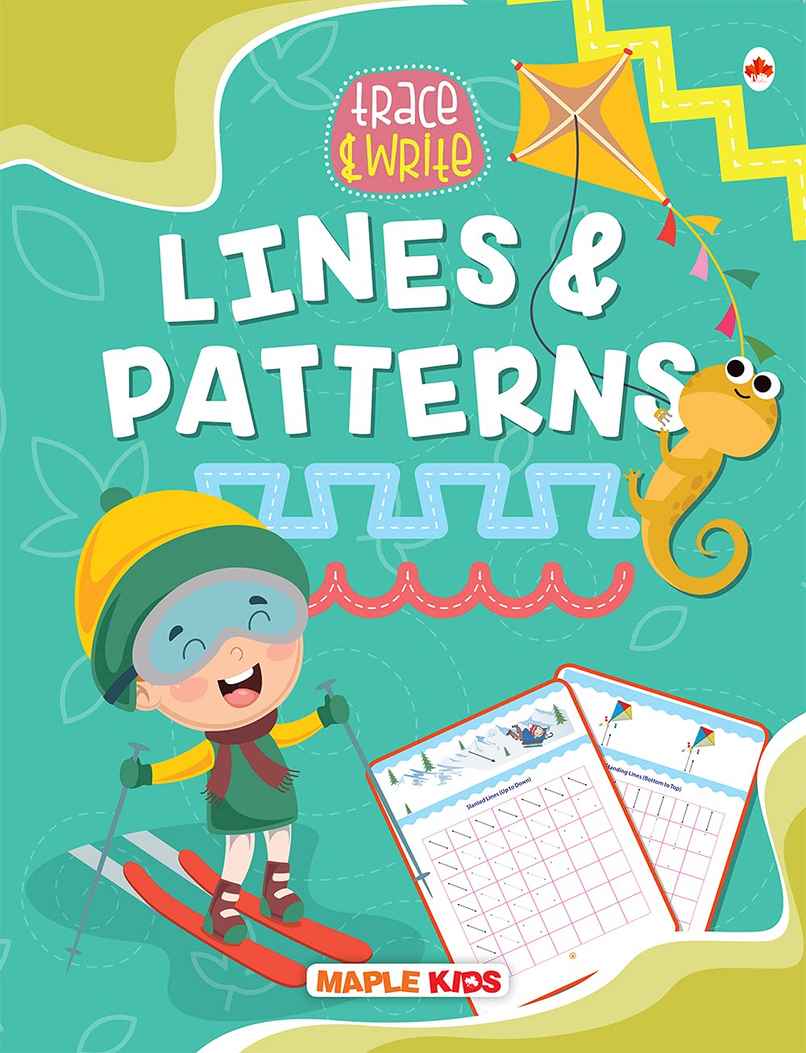Lines and Curves - Pattern Writing - Writing Practice Book for Kids