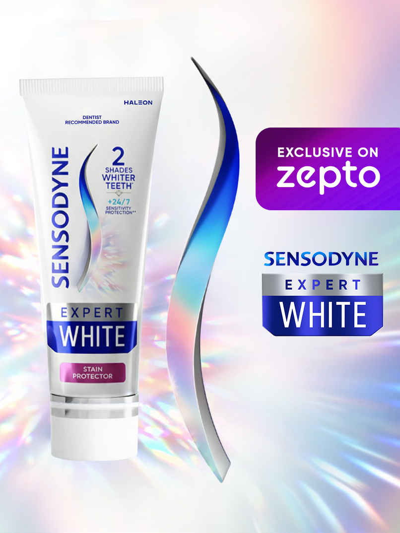 Sensodyne Expert White Whitening Toothpaste | 2 Shades Whiter Teeth | Stain Removal & Prevention Sensodyne Expert White Whitening Toothpaste | 2 Shades Whiter Teeth | Stain Removal & Prevention