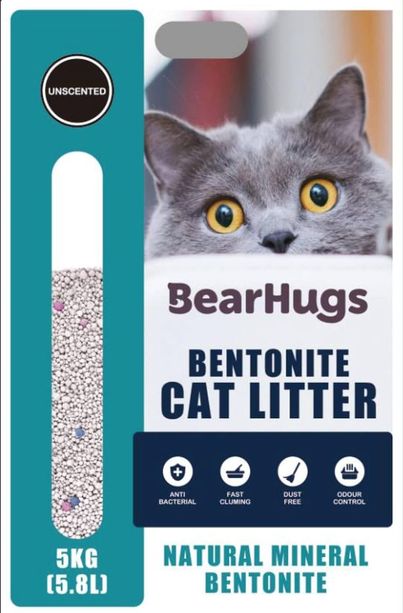 BearHugs Bentonite Cat Litter - Unscented