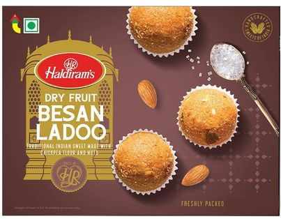 Haldiram's Sweetness Besan Laddu - Dry Fruits Haldiram's Sweetness Besan Laddu - Dry Fruits