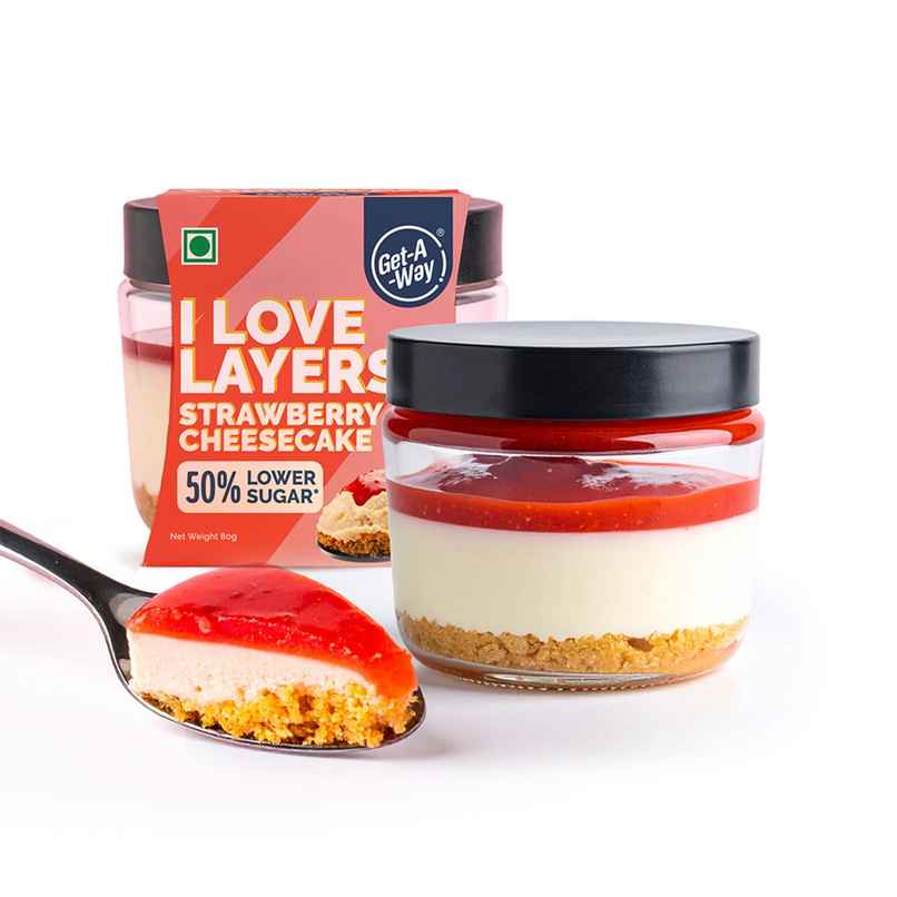 Get-A-Way Strawberry Cheesecake Jar