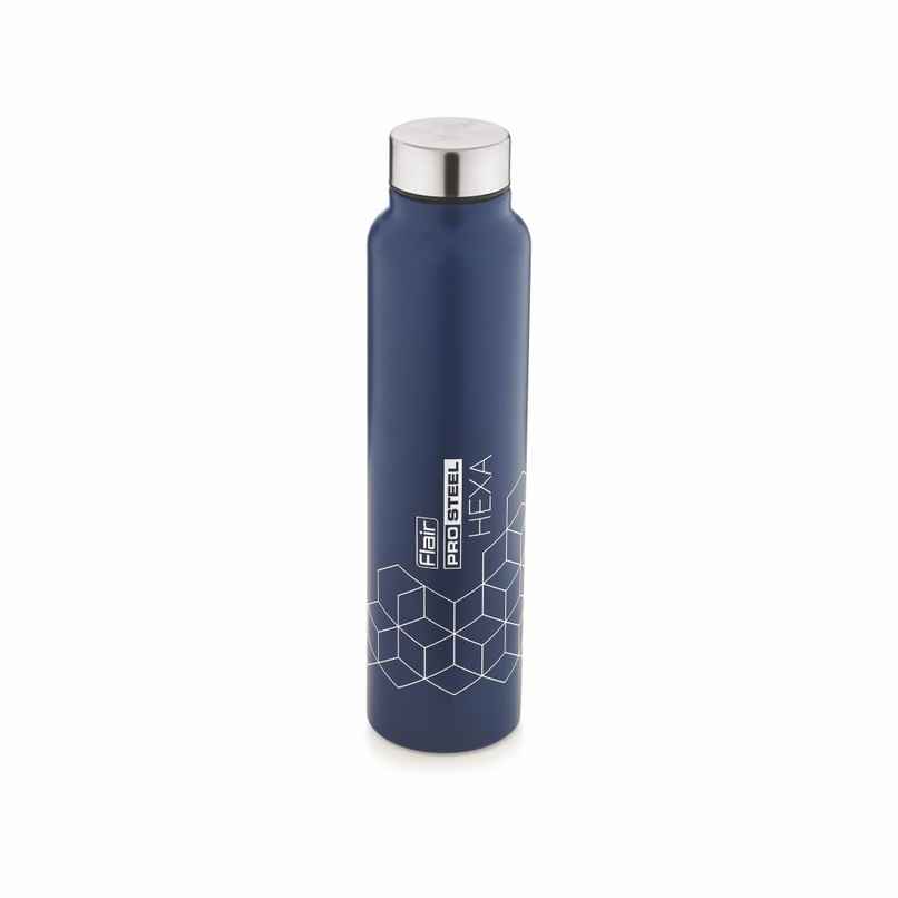 Flair Hexa 1000Ml Stainless Steel Water Bottle - Blue Thunder Flair Hexa 1000Ml Stainless Steel Water Bottle - Blue Thunder