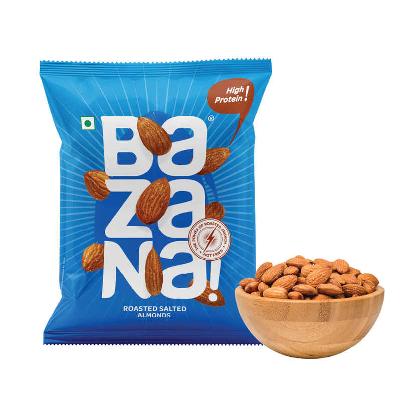 Bazana Premium Roasted & Salted 100% California Almonds