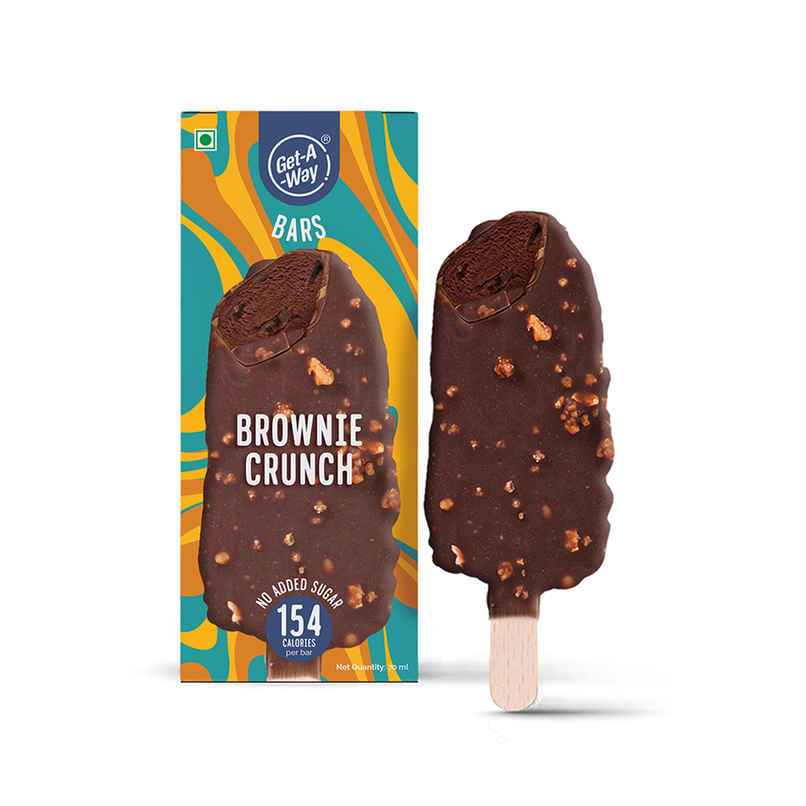 Get-A-Way Brownie Crunch Ice Cream Stick | Zero Added Sugar