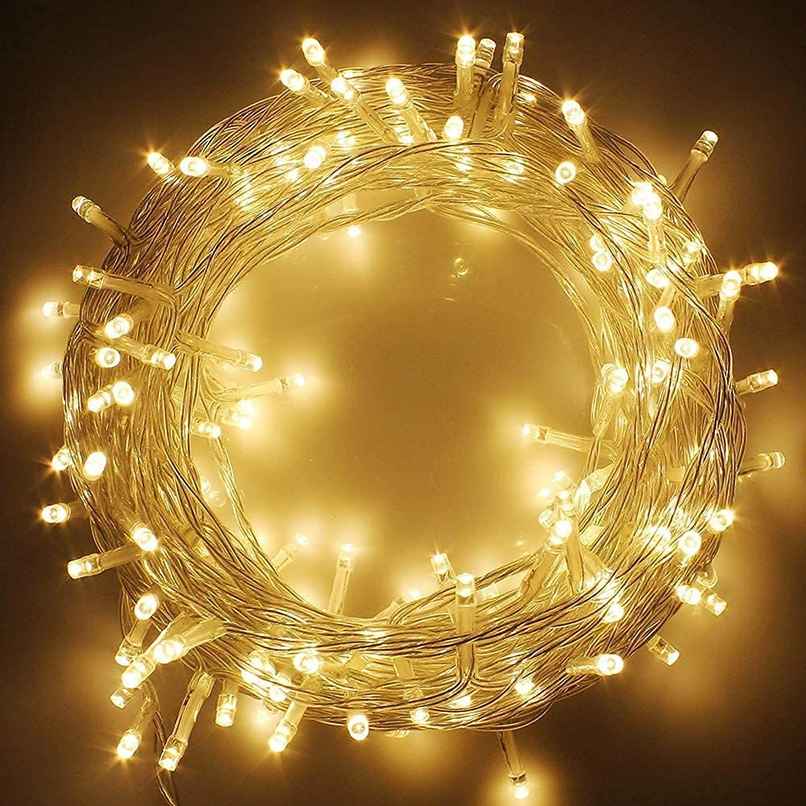 Quace 12M Warm White String Light | Assorted Wire Colors