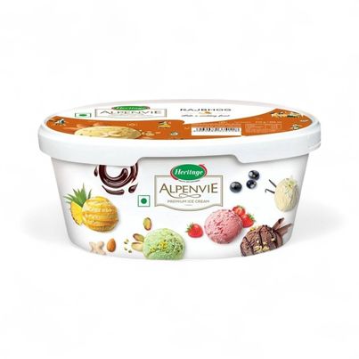 Heritage Alpenvie Rajbhog Ice Cream Tub Heritage Alpenvie Rajbhog Ice Cream Tub