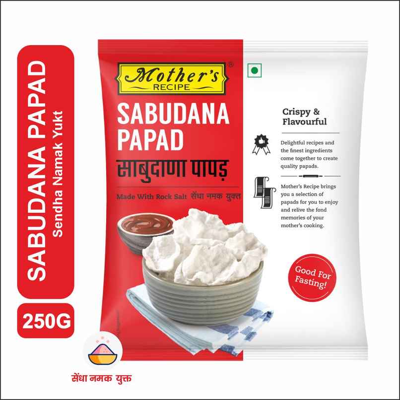 Mother's Recipe Sabudana Papad Mother's Recipe Sabudana Papad