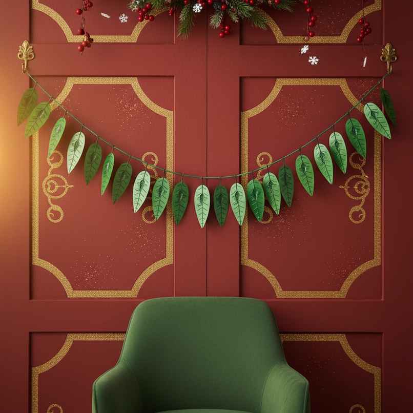 Artificial Mango Leaf Toran/Bandhanwar | Mangal Bhawan