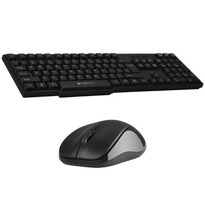 Zebronics Zeb-Companion 107 Wireless Keyboard And Mouse Combo With Nano Receiver (Black)