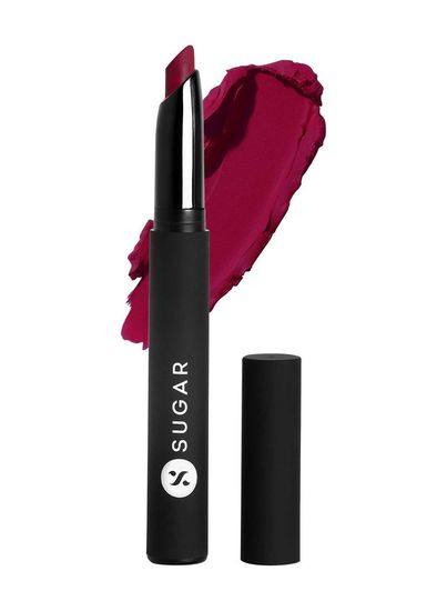 SUGAR Cosmetics Matte Attack Transferproof Lipstick - 17 Grateful Red (Bluish Red/Cool-toned Red)