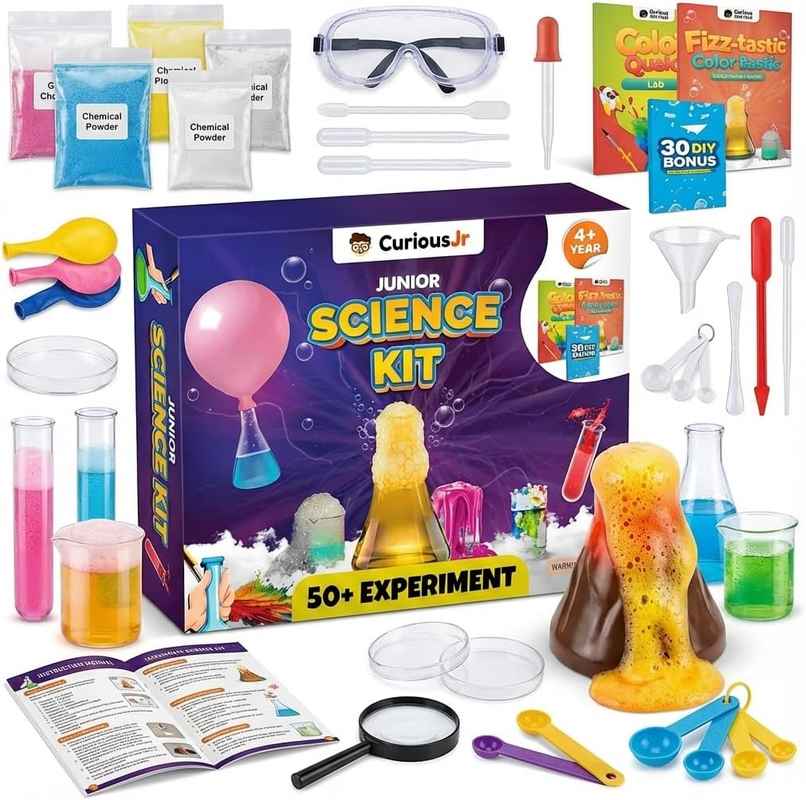 Physics Wallah Junior Science Kit for Kids | Age 4 | 14 Years | 50+ Color|Craft Tests And More Physics Wallah Junior Science Kit for Kids | Age 4 | 14 Years | 50+ Color|Craft Tests And More