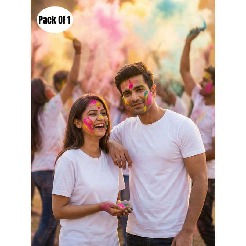 Springman Unisex Round Neck T-shirt | White - S Springman Unisex Round Neck T-shirt | White - S