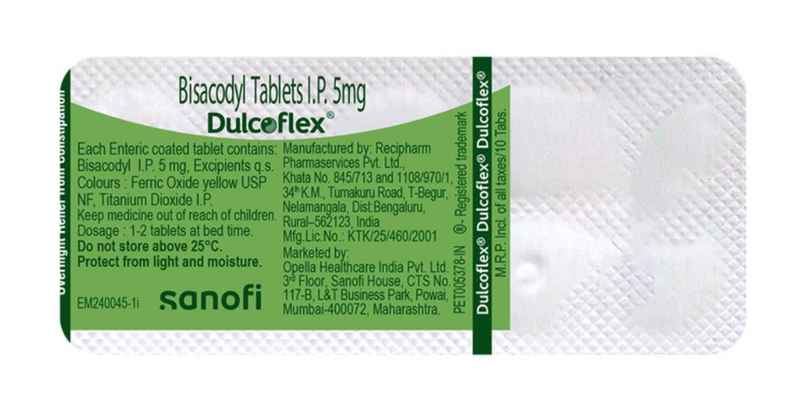 Dulcoflex 5mg Tablet