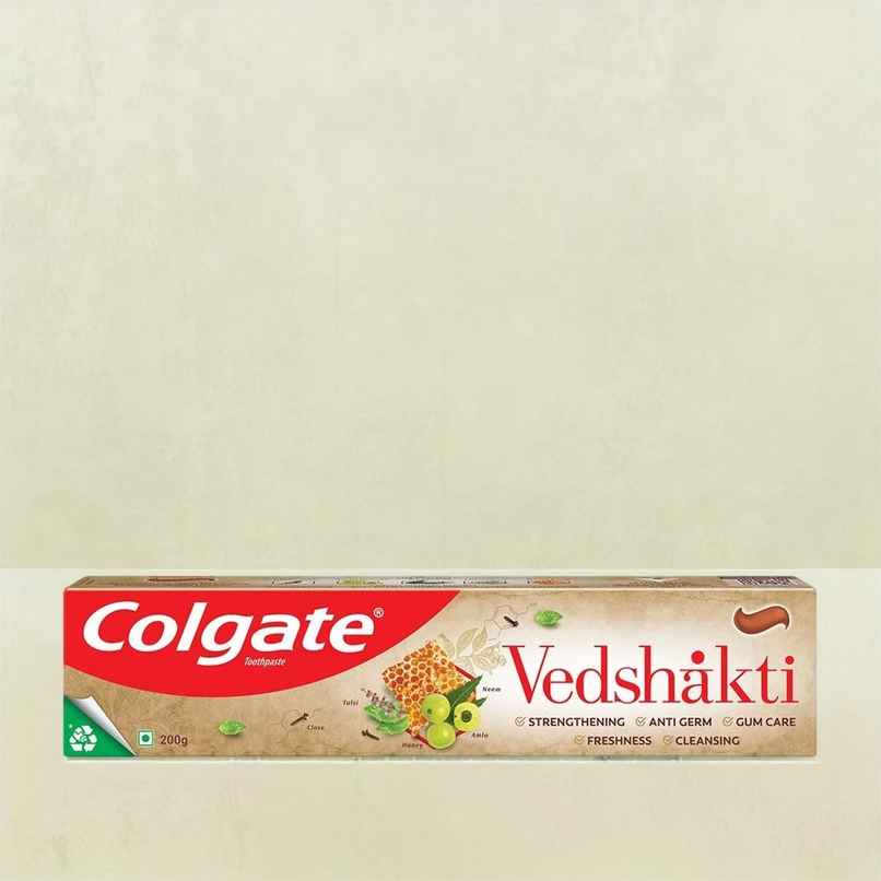Colgate Vedshakti Anti-Bacterial Toothpaste For Whole Mouth Health With Neem, Clove And Honey