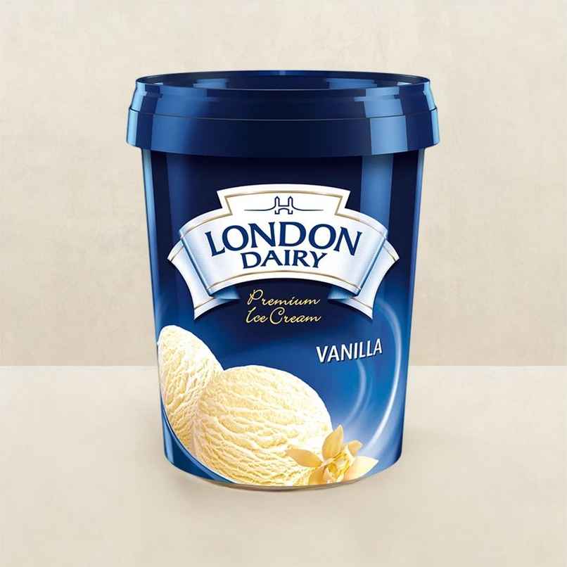 London Dairy Ice Cream Vanilla Premium Ice Cream Tub London Dairy Ice Cream Vanilla Premium Ice Cream Tub
