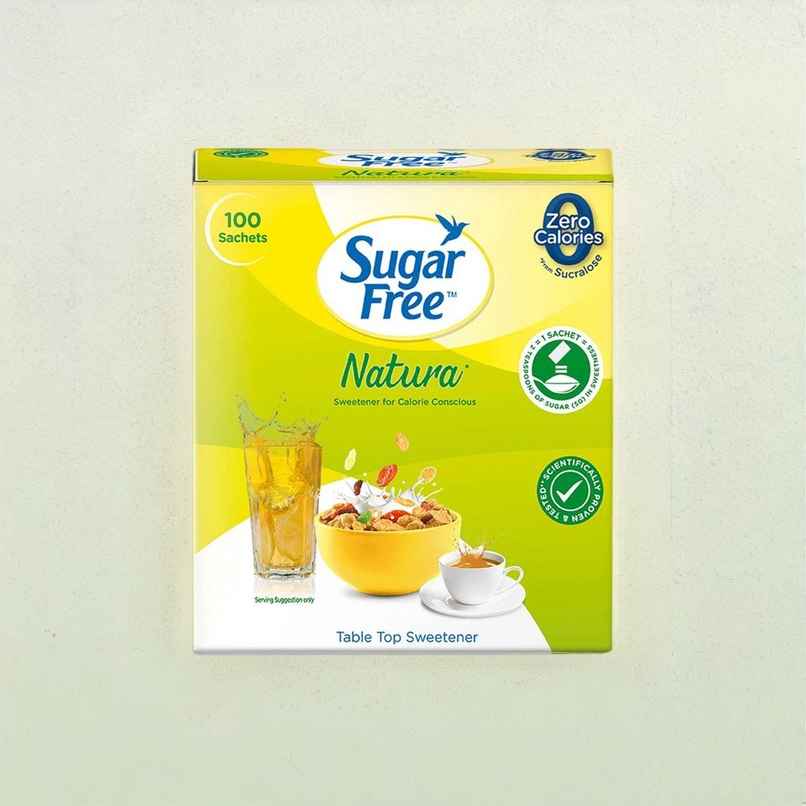 Sugarfree Natura Low Calorie Sweetener - 100 Sachet