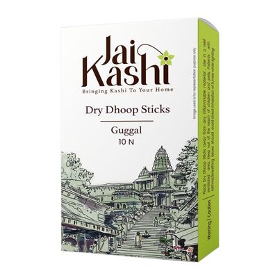 Jai Kashi Guggal Dry Dhoop Sticks - 10 Sticks