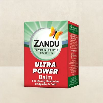 Zandu Balm Ulter Power For Strong Headache Bodyache & Cold Zandu Balm Ulter Power For Strong Headache Bodyache & Cold