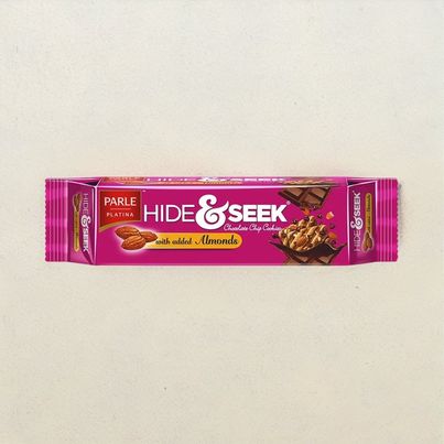 Parle Hide & Seek Almond and Chocolate Chip Flavoured Biscuits