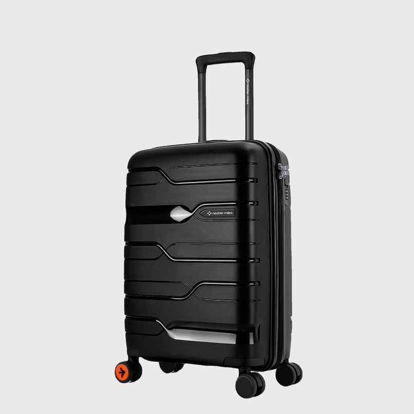 Nasher Miles Paris Cabin Hard-Sided Polypropylene Luggage- 20 Inch - 55 cm Trolley Bag- Black Nasher Miles Paris Cabin Hard-Sided Polypropylene Luggage- 20 Inch - 55 cm Trolley Bag- Black