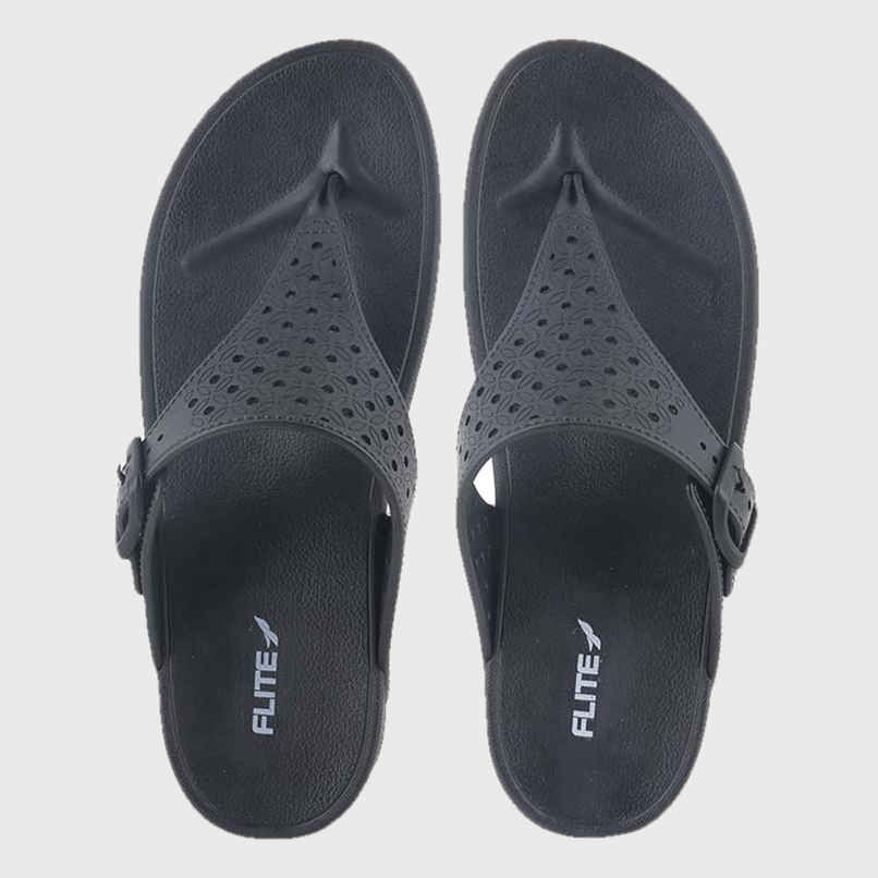 Flite Slippers FL-430 Black For Women-8UK
