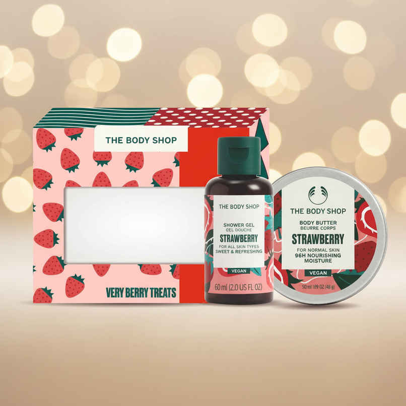 The Body Shop Strawberry Shower Gel And Body Butter Gift Box