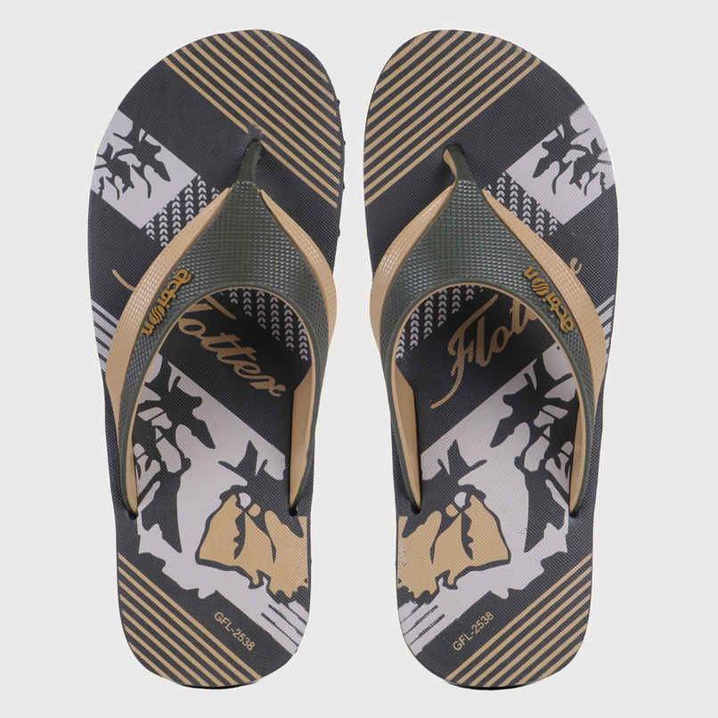 Action Men's Gfl-2538 Slippers | Evening Walk | Bathroom | Room Slippers | Mehandi Beige - UK 8