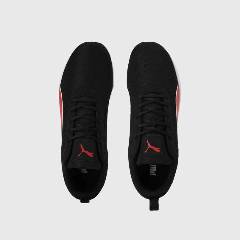 Puma Men's Supreme Comfort Running Shoes | Black, White and High Risk Red - UK 6 Puma Men's Supreme Comfort Running Shoes | Black, White and High Risk Red - UK 6