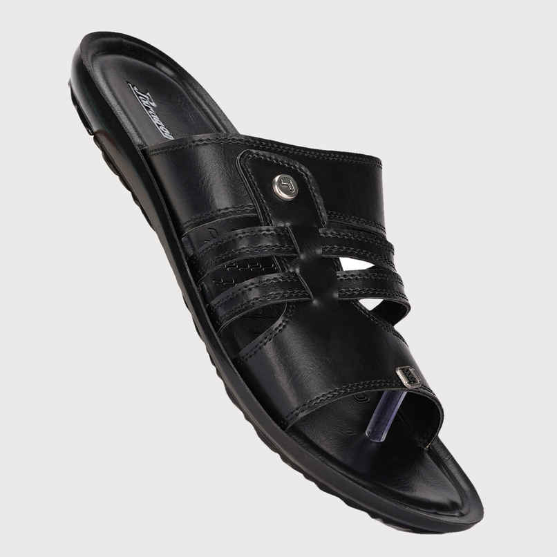 Paragon Men's Black Pu Sandals PUK2228G UK 9