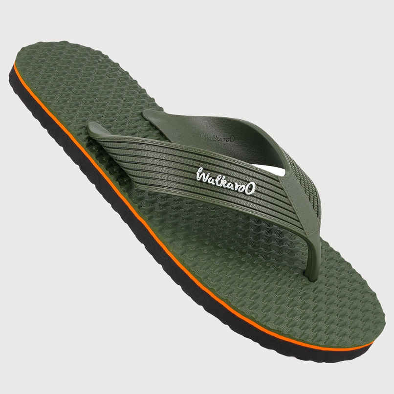 Walkaroo Men's Dailywear Hawai | HG193 Olive | UK 8 Walkaroo Men's Dailywear Hawai | HG193 Olive | UK 8