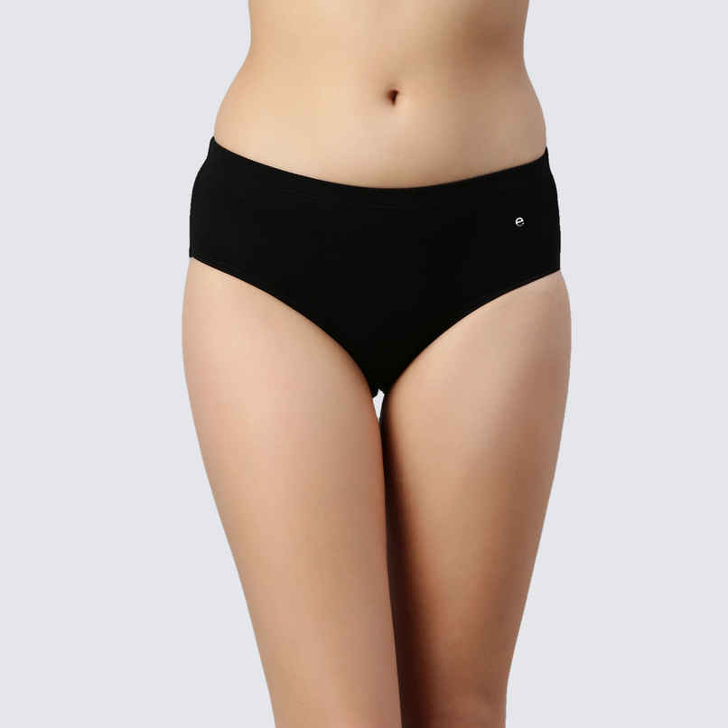 Enamor Women's CR17 Stretch Cotton Hipster Panty|Mid Waist|Antimicrobial | Assorted-S