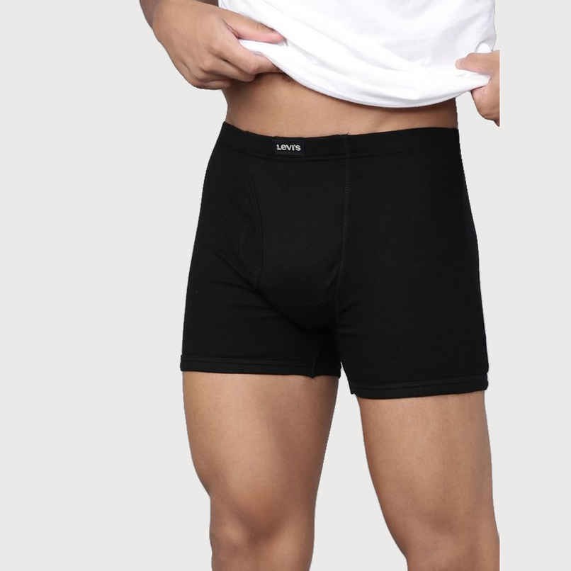 Levi's 010 Men's Comfort Boxer Brief | Comfort & Smartskin Technology | Pack Of 2 | Black,Black | XL
