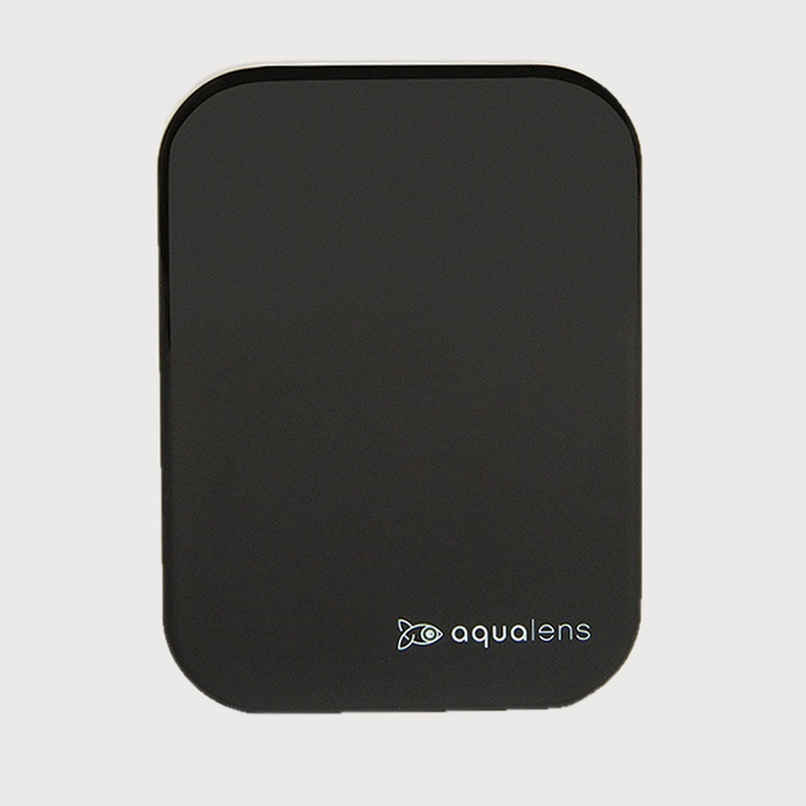 Aqualens Contact Lens Designer Case - Black | Rectangular