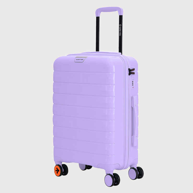 Nasher Miles Vienna Cabin Hard Sided Polypropylene 20 Inch|55 cm Trolley Bag - Purple