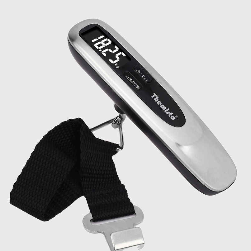 Themisto Th-Ws11 Digital Luggage Scale With Target Value Setting (50 kg) - Silver