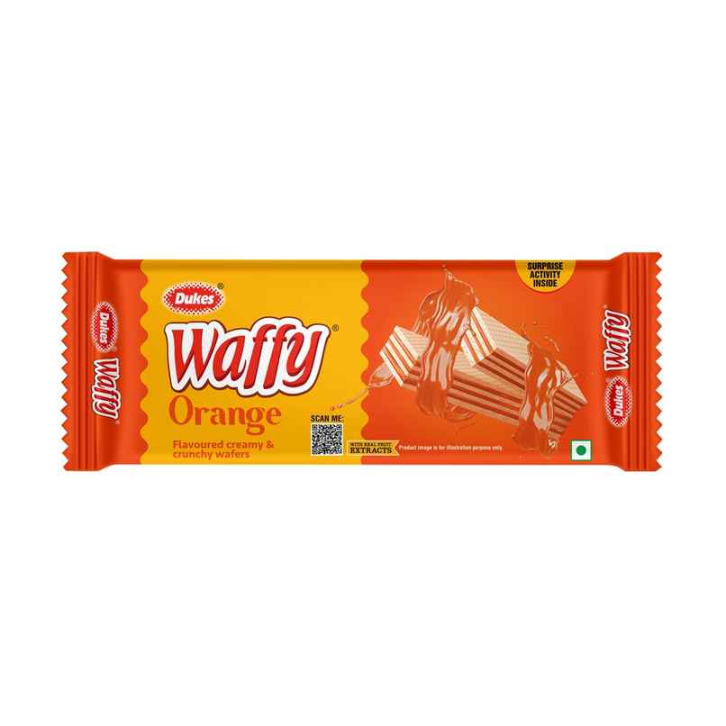 Dukes Waffy Orange Wafers | Creamy & Crunchy