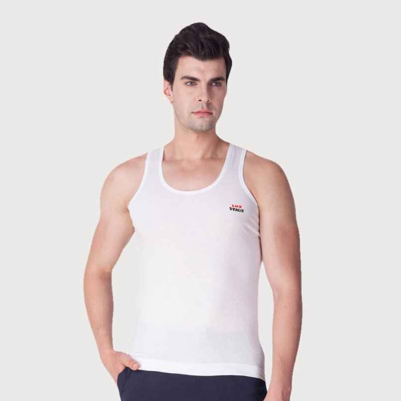 Lux Venus 100% Cotton Men's Vest - 95 cm | Provides An Unmatched Comfort