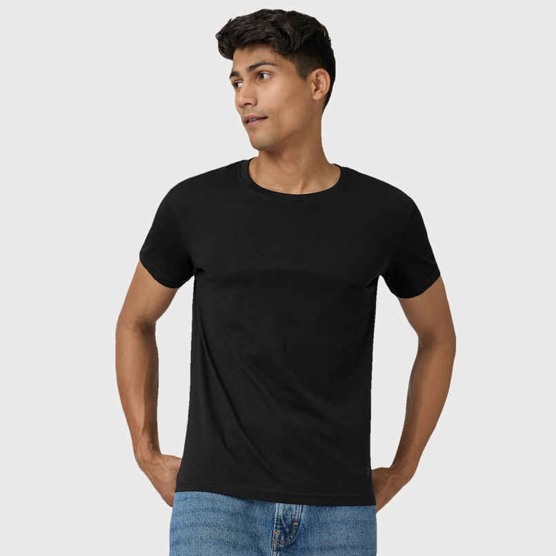 XYXX Pace Polo T-shirt - Pitch Black | Super Combed Cotton | S