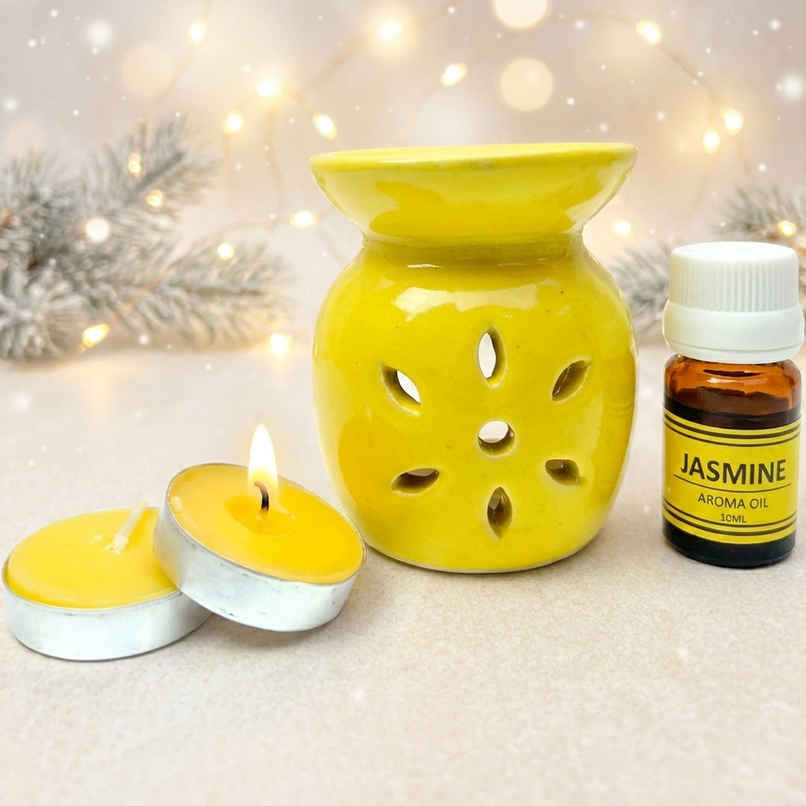 Samsidhi Ceramic Diffuser Set | Vanila | Assorted