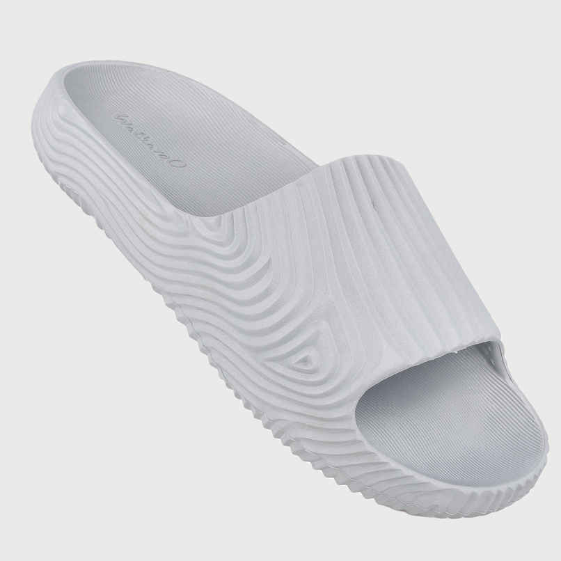 Walkaroo Men's Flip Flop Sliders | WC8769 Light Grey | UK 8 Walkaroo Men's Flip Flop Sliders | WC8769 Light Grey | UK 8