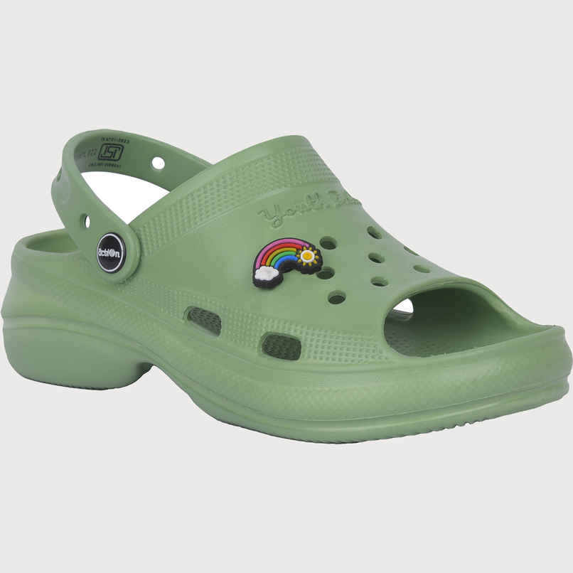 Action Girl's Ontl-22 Soft Sandals | Latest Design Sandals | Office Weal Sandals | Spring Green - UK 5