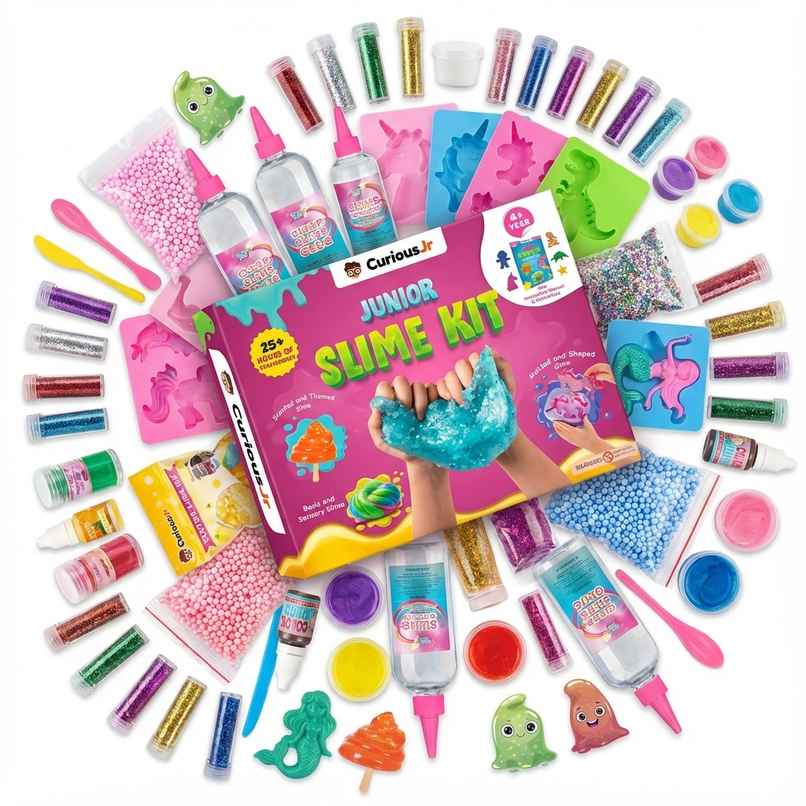 Physics Wallah Slime Kit for Kids | Age 4 - 14 Years | Mermaid-Unicorn-Dinosaurs-Slime Kit And More Physics Wallah Slime Kit for Kids | Age 4 - 14 Years | Mermaid-Unicorn-Dinosaurs-Slime Kit And More