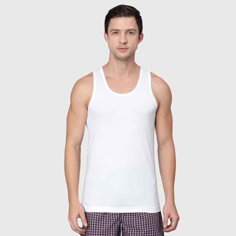 Van Heusen Men Pack Of 2 Moisture Activated & Super Soft Cool It Vest |White-Xxl