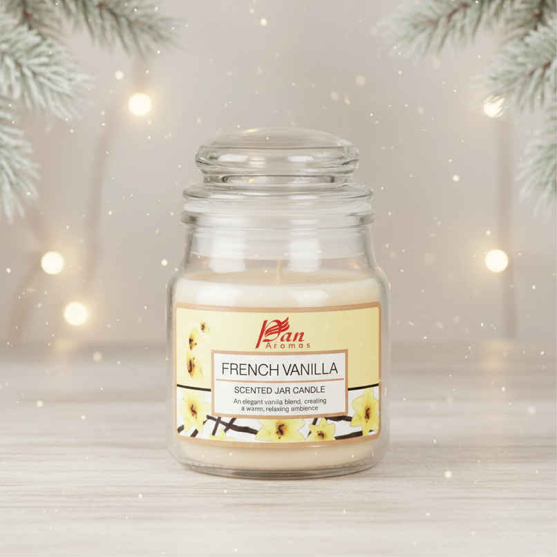 Pan Aromas Jar Candle With Lid | French Vanilla Pan Aromas Jar Candle With Lid | French Vanilla