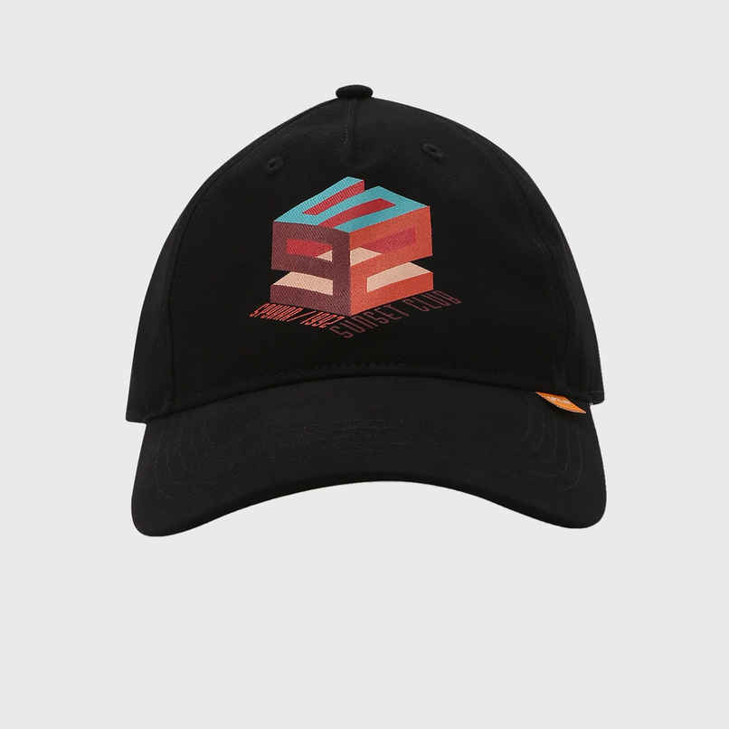 Spykar Black Caps for Men's | MACAPAS013