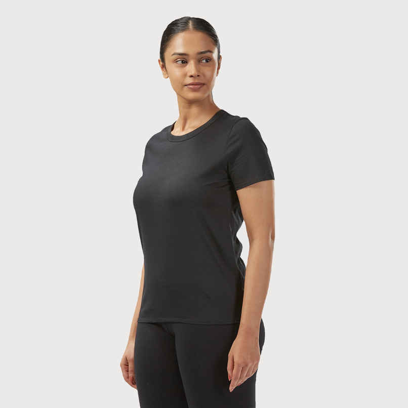Decathlon | Nyamba WoMen's Fitness T-Shirt | Black - L Decathlon | Nyamba WoMen's Fitness T-Shirt | Black - L
