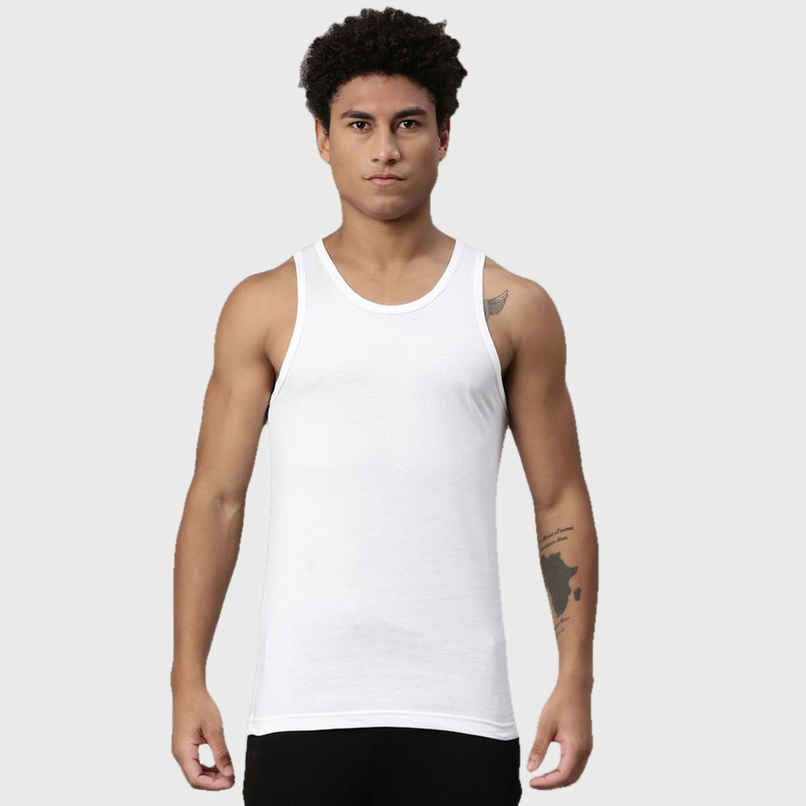 Levi's 012 Men's Classic Vest | Comfort & Smartskin Technology | Pack of 2 | White | S