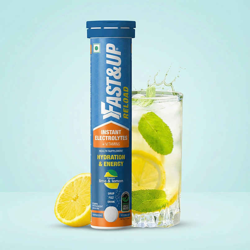 Fast&up Reload Energy Drink Low Sugar Electrolyte | Lime Lemon Flavour